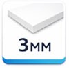 épaisseur 3 mm