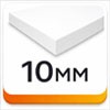 épaisseur 10 mm