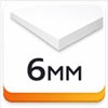 épaisseur 6mm